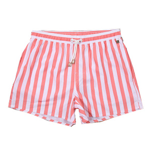 Nouveau short de bain pour homme personnalisé, uni, à séchage rapide, taille mi-haute élastique, décontracté, pour la plage, 100% nylon, avec poches, pour l'été - Product Image 2