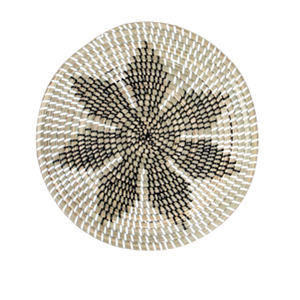 Wholesale Pink White Seagrass <b>Placemat</b> <b>Round</b> Straw Table Mat Woven Coaster Heat Insulation Hot Pan Pad Boho Basket Decor - Product Image 2