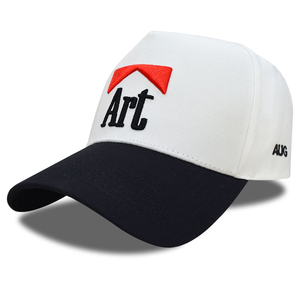 Gorras Deportivas con Logotipo Bordado en 3D Personalizado en Combinación de Colores, Gorra Deportiva de Béisbol de 5 Paneles con Corona Alta de Algodón - Product Image 3