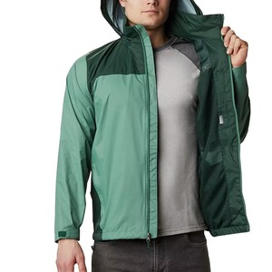 Men's Color Blocking Windproof Polyester/Nylon Windbreaker Jacket Hooded Zipper Closure Casual Autumn Wear Regular Fit High - Product Image 2