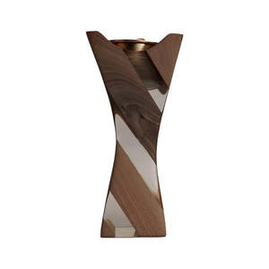 Exclusivo Quemador de Incienso de Resina y Madera con Diseño de Niebla Oceánica, Soporte Artesanal para Varillas de Incienso con Elegante Diseño Artístico en Resina - Product Image 3