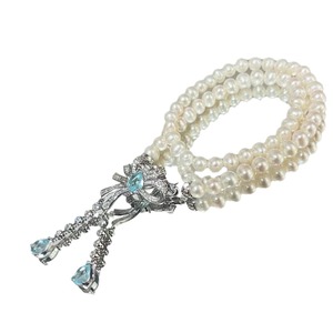 Collier de perles d'eau douce Saturn, nouveau produit, pour femme, 7-8 mm, design léger et luxueux, avec chaîne de clavicule, collection de niche - Product Image 5