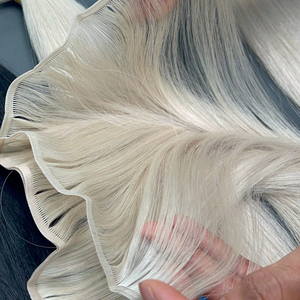 Venta al por mayor 100% Raw Vietnamita Remy Extensiones de Cabello Nueva Llegada Atada a Mano Trama de Cabello con Calidad Caliente Precio de Fábrica - Product Image 1