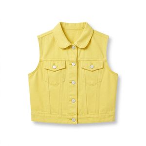 Chaleco vaquero elástico personalizado para mujer, de algodón, marca privada, fábrica mayorista para minoristas estadounidenses - Product Image 4