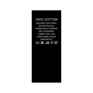 Etiqueta de poliéster satinado de calidad, impresa a medida y cortada con láser, para etiquetas de cuidado lavables y una marca elegante con textura satinada brillante. - Product Image 1