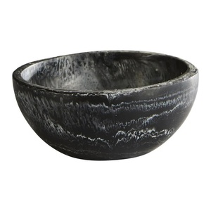 Bol de service pour salade de mariage en résine, style luxueux, écologique, fait main, avec un design décoratif - Product Image 2