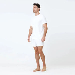 Conjunto Deportivo Personalizado con Logotipo de Marca para Hombre, Estilo Hip Hop, Pantalones Cortos y Camiseta de Verano, Etiqueta Privada - Product Image 3