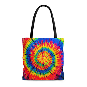 High Quality Pattern Custom Logo And Size Printed 100% Tie Dye Cotton Handled Shoulder Shopping <b>Bag</b> for Packaging and Gifts - Product Image 1