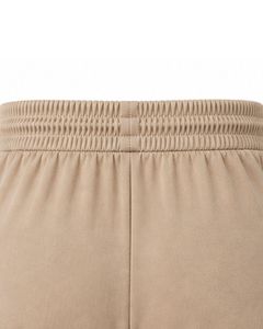 Shorts Deportivos Personalizados para Mujer en Beige y Blanco, de Secado Rápido, Transpirables, con Cintura Elástica, para Gimnasio, Fitness, Ropa Deportiva Informal - Product Image 4