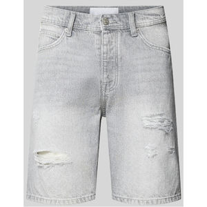 Shorts en jean baggy pour homme personnalisés, 100% coton, uni, décontracté, vintage, été, noir, séchage rapide, respirant, léger - Product Image 1