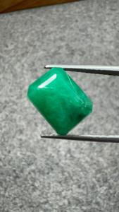 Esmeralda Zambiana Natural de 7.12 Ct, Forma Octogonal, Certificada por GIA, Piedra Preciosa Suelta |   Piedra de Esmeralda Verde para Joyería - Product Image 2