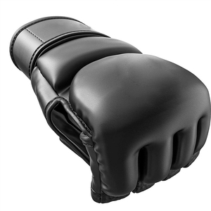 Muestra gratuita de guantes de boxeo profesionales, diseño personalizado, guantes de boxeo de cuero, guantes de entrenamiento de MMA, guantes de grappling y sparring, servicio OEM. - Product Image 2