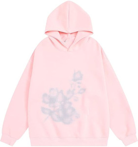 Sweat-shirt à capuche en polaire pour homme Hiver 2025/2026 avec poche kangourou, ajustable, décontracté, coupe régulière, respirant, séchage rapide, 380g - Product Image 1