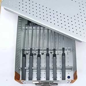 ชุดเครื่องมือผ่าตัดขนาดเล็ก Astrin แบบใช้ซ้ำได้ 12 ชิ้น พร้อมถาด สำหรับสัตว์เลี้ยง สแตนเลสสตีล อุปกรณ์การแพทย์ - Product Image 1