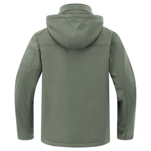 Veste softshell imperméable pour homme, capuche amovible, doublure polaire, coupe-vent, manteau d'hiver pour extérieur - Product Image 2