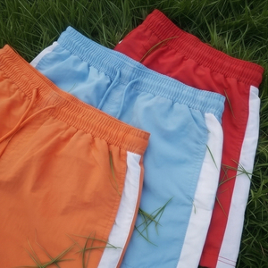 Wholesale Design Reflective Windbreaker Hoodie and Shorts Set Unisex Lightweight 100% Nylon Tracksuit Summer Street Shorts Set - Product Image 3