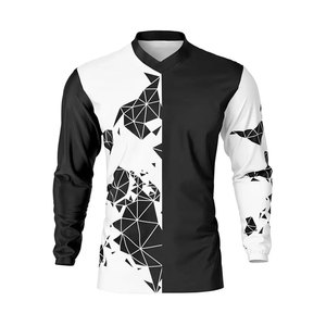 Jersey de Motocross de Diseño Personalizado de Alta Calidad, Servicio OEM, Secado Rápido, Talla Grande, Ajuste Holgado, para Hombre - Product Image 1