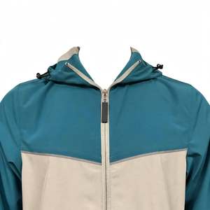 Men Winter <b>Vintage</b> <b>Windbreaker</b> Jacket Premium Lightweight Hooded Waterproof Breathable Eco-Friendly Plain Dyed Outdoor Winter - Product Image 3