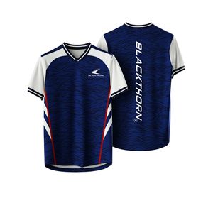 Camiseta Deportiva Transpirable con Estampado por Sublimación, Uniforme de Fútbol con Cuello Redondo, Jersey de Fútbol Retro Personalizado con Nombre del Equipo, Anti-U - Product Image 6