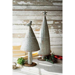 <b>Gold</b> And Silver Xmas <b>Tree</b> Accent Decorative Objects For Tableware Hot Selling Metal <b>Christmas</b> <b>Tree</b> Showpiece Models For Holiday - Product Image 2