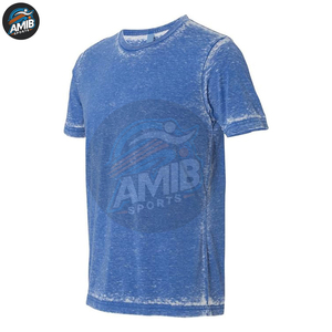 Camisetas de Hombre Transpirables de Alta Calidad Hechas en Fábrica, Lavado Ácido, Poliéster/Algodón, para Verano, Precio al por Mayor, Hechas en Pakistán - Product Image 2