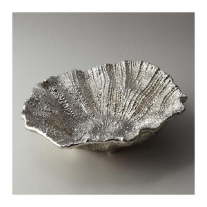 Tazón Decorativo de Aluminio Premium al por Mayor, Tazón de Frutas Escultural Moderno, Centro de Mesa de Metal Hecho a Mano con Forma Irregular - Product Image 5