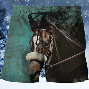 Divertidos Shorts de Playa con Estampado de Pollo Kung Fu, Moda de Verano para Hombres y Niños, Shorts de Baño Casuales con Estampado 3D de Animales, Talla Grande - Product Image 5