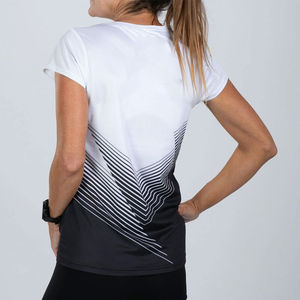 Nouveauté : T-shirts de course pour femmes, logo personnalisé, séchage rapide, design respirant, pour un usage décontracté en hiver, t-shirts sublimés pour femmes - Product Image 2