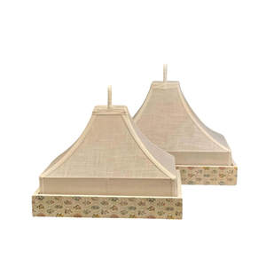 Plateau à chocolat de qualité supérieure pour le Ramadan avec couvercle en lin artisanal, plateau de luxe pour servir des desserts et des dattes pour la maison - Product Image 3
