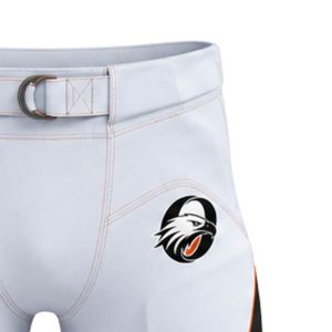 White American Football Shorts Men <b>Athletic</b> Uniform Lightweight Breathable Comfortable Training Shorts with Belt and Team Log - Product Image 6