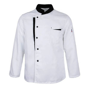 High Quality White Chef <b>Jacket</b> Unisex Polycotton Twill Restaurant <b>Worker</b> Uniform Premium Fabric Pakistan - Product Image 6
