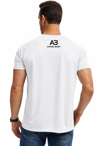 Camiseta de Manga Corta para Hombre, Marca AMY, 100% Algodón, Casual, Sólida, Transpirable, Corte Regular, Personalizable con Logotipo Bordado en la Parte Delantera, Venta al Por Mayor - Product Image 5