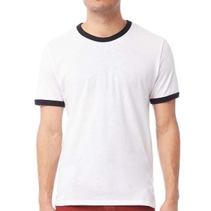 T-shirt en coton respirant à col ras du cou et manches courtes pour homme, style sportif, vente en gros - Product Image 5