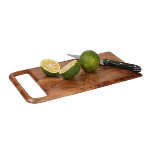 Tablas de cortar de madera rectangulares con mango, paquete combinado, tabla de preparación de alimentos, tabla de cortar verduras - Product Image 6