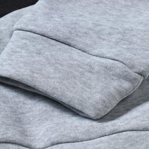 Sudadera de Alta Calidad para Hombre, 100% Algodón, Forro Polar, Sólida, Transpirable, Ecológica, Personalizable, 220g - Product Image 6