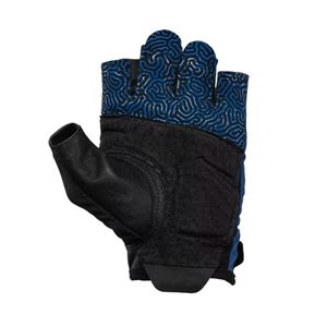 Navy Blue Half Finger Fitness <b>Gloves</b> Breathable Padded Palm Gym <b>Training</b> Hand Protector Professional <b>Weight</b> Lifting Gear - Product Image 3