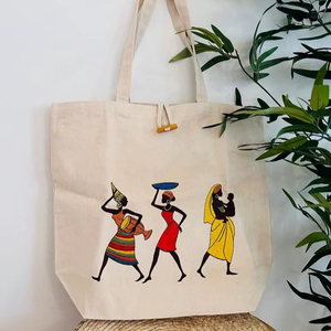 <b>Foldable</b> Canvas Shopping <b>Bag</b> Reusable Cotton Carry Tote Eco Friendly Travel Grocery Use - Product Image 1