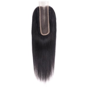 Indian Hair Remy Lace Closure Straight & Kinky Straight Human Hair <b>U</b>-<b>Part</b> Easy Apply Style 1 - Product Image 3