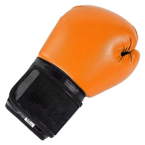 Gants de boxe professionnels orange en cuir PU durable, pour sparring, entraînement Muay Thai et sac de frappe - Product Image 6