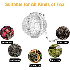 Ensemble d'infuseurs à thé en acier inoxydable TeaSanavie, 2 boules à thé avec breloques abeille et fleur pour savourer le thé en vrac - Product Image 3