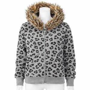 Sweat à capuche réversible en polaire camouflage robuste à double fermeture éclair, design personnalisé, pour homme et femme, avec fausse fourrure, idéal pour l'hiver – Fabricant - Product Image 5
