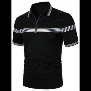 Camisa de Golf para Hombre, de Manga Corta, Casual, Bordada, de Punto, Antiarrugas, con Bolsillo, Diseño de Lujo, Cuello Camisero con Botones, Gran Venta - Product Image 4