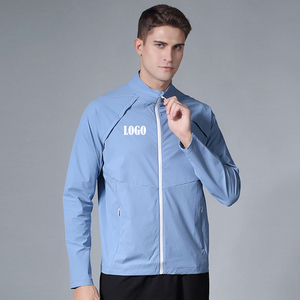 <b>Men</b> Track Training <b>Jacket</b> Full Zip <b>Lightweight</b> Sports Outerwear Ribbed Cuffs Stand Collar Athletic Warm Up <b>Jacket</b> Running - Product Image 5