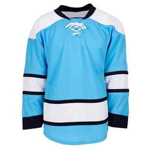เสื้อฮอกกี้น้ำแข็งโพลีเอสเตอร์ 100% คุณภาพสูง ระบายอากาศได้ดี พิมพ์ลาย สีและโลโก้สั่งทำได้ ขายดี - Product Image 1
