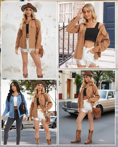 Chaquetas de mezclilla vintage lavadas de moda, extragrandes, acolchadas, con capucha, informales, de lona negra, transpirables, para exteriores, 360g - Product Image 4