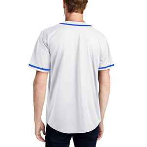 เสื้อเบสบอลยูนิเซ็กซ์ใหม่ ไซส์พลัส ผลิตในปากีสถาน คุณภาพสูง ขายส่ง ชุดกีฬาระบายอากาศ แห้งเร็ว แขนสั้น พิมพ์ลายด้านหน้า - Product Image 5