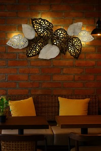 Custom Design Dual Toned Metal Wall <b>Art</b> for Home Decor Luxury Indian Manufacture Beautiful Wedding Decoration - Product Image 3