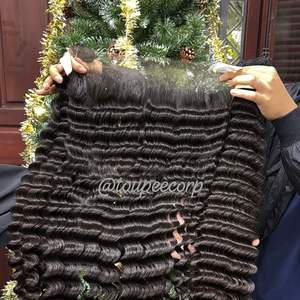 <b>Toupee</b> Corp Raw Vietnamese Hair Weft Silky Bone Straight Cuticle Aligned Factory Price Cut From 100% Real Unprocessed Hair - Product Image 3