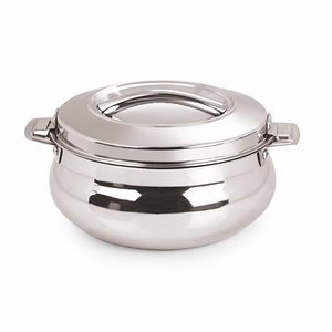 MAXFRESH ARINA HOTPOT INSULATED NON-MAGNETIC STAINLESS STEEL CASSEROLE with <b>POT</b> COVER ECO-FRIENDLY 3500 ML EXPORT QUALITY - Product Image 1