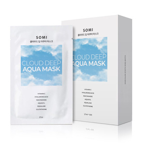 [Gift Total Logistics] Mascarilla Facial SOMI Deep Aqua 27ml con Niacinamida y Escualano para Fortalecer la Barrera Cutánea, Mascarilla Profesional - Product Image 3